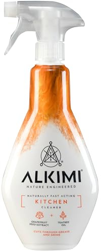ALKIMI Kitchen Cleaning Spray – Powerful Cleaning, No Harsh Chemicals, with Natural Grapefruit Seed Extract & Tea Tree Oil