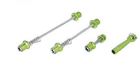 XLC QR-L08 Set Cierre RAPIDO con ANTIRROBO Repuestos, Adultos Unisex, Verde (Verde), Talla Única