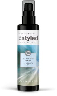 Jerome Russell BStyled Volumising Spray - Volumising Spray for Lift & Shine, Heat Protection Spray for Hair with Bond Building Technology, Vegan Friendly Hair Care, 150ml
