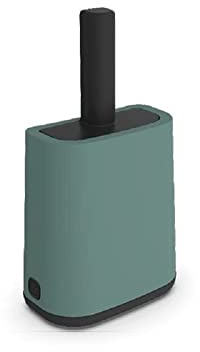 Rotho MyPet Biala spade med hållare och XL-påse, plast (PP återvunnen), turkos/svart, (16,2 x 9,1 x 29,0 cm)