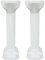 Happyyami 2 piezas pilares romanos columnas de plástico de la boda columnas decorativas pilar romano columna griega columna romana antigua para la decoración de la boda del jardín