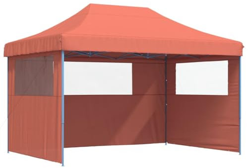vidaXL Tente de réception Pliable escamotable avec 3 parois latérales, Tente, Tente à auvent, auvent de Gazebo, Tente Gazebo, Tente de Jardin