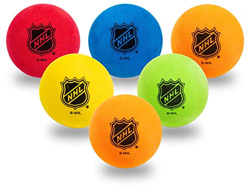 Franklin Sports NHL Foam Mini Hockey Balls - 6 Pack