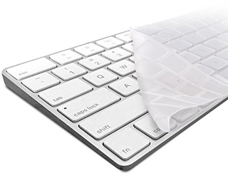 kwmobile Silikon Tastaturschutz für Apple Magic Keyboard - QWERTY US Keyboard Cover Abdeckung - Transparent