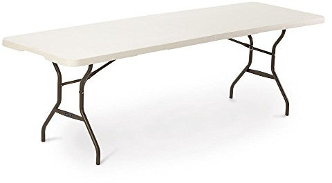 Lifetime Tavolo Pieghevole Bianco Granito 244,5 X 76,1 X 73,6 cm 80270