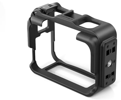 Rszfnjxry Plastrambur kompatibel med Insta360 Ace Pro 2/Ace Pro/Ace, skyddande hållbart hölje med kall skomontering kompatibel med officiell svängstativmontering (modellpaketering 5)