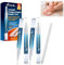 4 Piezas Nail Care Pen, con Lima Uñas, Bolígrafo Cuidado Uñas, Rico en Aloe Vera, Angélica Dahurica, Ciprés y Flor de Capullo Rojo