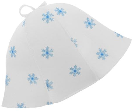 ASAKKURA Absorbent Shower Cap for Long Hair Reusable Sauna House Hat Non-woven Steam Hat for Sauna Bath Shower Use