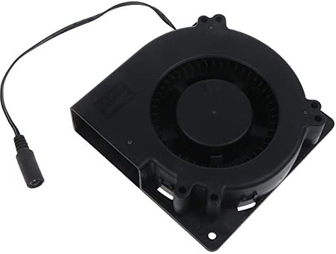 Haodream DC 12V Blower Ventilador Blower 5.5x2 1 Mm Hembra Doble Rodamiento de Bolas 2600 RPM Ventilador de Blower Portátil para Barbacoa Barbacoa Cocina Cocina Ventilador Ventilador Ventilador