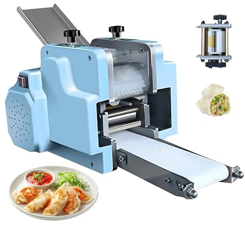 Máquina eléctrica automática con molde redondo de 8 cm, 60 piezas/minuto, cinta transportadora plegable para cocina y tiendas de desayuno