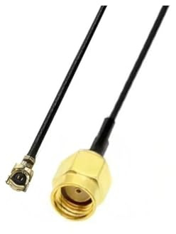 2 st IPEX U.FL till SMA hane RP SMA hona rätvinklad PCB-kabel förgylld R*/F koaxialkontakt an*/Tenna WI/*FI pigtail-kabel/5(IPX to RP SMA M,20CM)