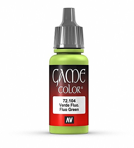 Vallejo Game Farbe, 17-ml-Acrylfarbe Fluo Green
