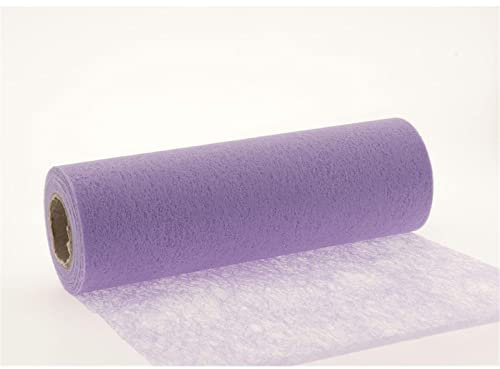Deko Vlies Tischläufer, 100% Polypropylen, Flieder, 23 cm, 20