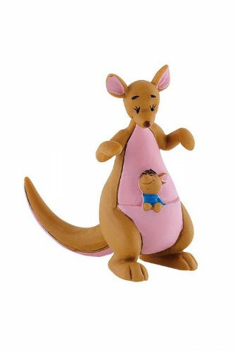 Bullyland 12323 - Spielfigur, Walt Disney Winnie Puuh, Kanga mit Ruh, ca. 7,2 cm