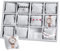 PH PandaHall Uhrenbox Mit 12 Fächern, Uhrenablagen Organizer Samt Armband Schaukasten Uhren Display Halter Verstellbares Kissen Für Aufbewahrung Von Armband Uhren Schmuck, 35x24x5cm