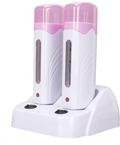 FILFEEL Roll-On Wachswärmer, Elektrisches Warmwachsgerät, Wax Heater Roller 40W, Tragbare Leere Heizwachspatronen Zur Haarentfernung