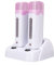 FILFEEL Roll-On Wachswärmer, Elektrisches Warmwachsgerät, Wax Heater Roller 40W, Tragbare Leere Heizwachspatronen Zur Haarentfernung