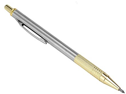 Diamond-Tipped Tungsten Steel Glass Cutting & Engraving Pen - Silver, Gold