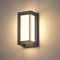 Klighten 20W Außen Wandleuchte, Außenwandleuchte Aussen Innen Wandlampe, IP65 Wasserdicht Außenlampe für Eingang Garten Terrasse, PC + Aluminium, 1080 Lumen, Warmweiß 3000K, Anthrazit