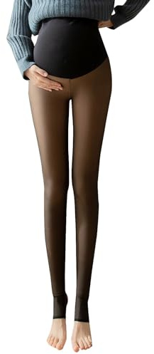 Collants de maternité Collants Opaques Chauds Leggings de Grossesse Solides Collants Thermo Leggings pour Femmes Enceintes Grande Taille Noir