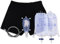 Urinario para hombres, subprocesos de incontinencia de hombres, ropa interior de incontinencia lavable con bolsa de piernas de orina y catéter de coleccionista de orina de silicona para hombres ancia