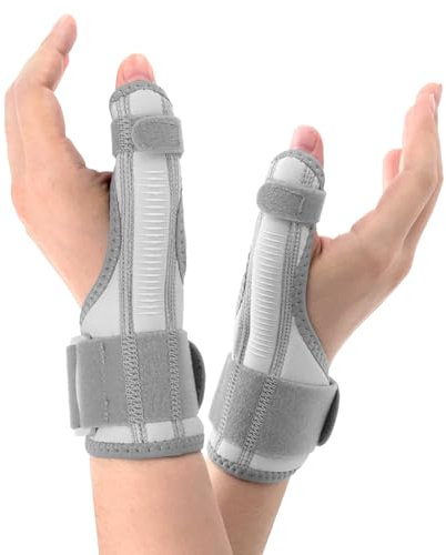 GADITIEK Daumenbandage Rechts & links, Verstellbare Daumenorthese, Daumensattelgelenk Bandage Links und Rechts zur Stabilisierung bei Rizarthrose, Sehnenscheidenentzündung, Arthritis