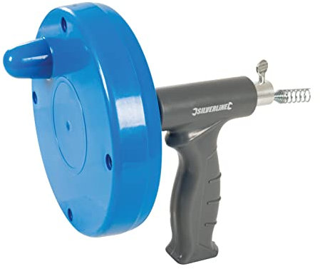 Silverline Drain Unblocker 6m x 6mm (395010) Blue/Grey