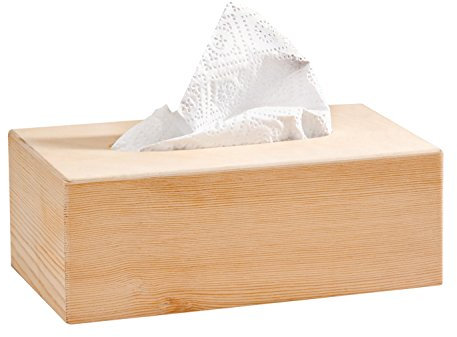 Glorex 6 1683 900 - Kosmetiktücherbox aus Kiefernholz, ca. 23 x 13 x 9 cm groß, FSC Mix, zum individuellen Bemalen, Bekleben und Verzieren