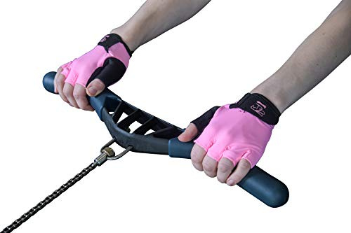 Guantes de Remo de Color Rosa para Mujer. para Deportes de Agua como Kayak, Canoa, Remo Interior y Otros Deportes de Agua. De Hornet Watersports, S (Fits 6.5-7)