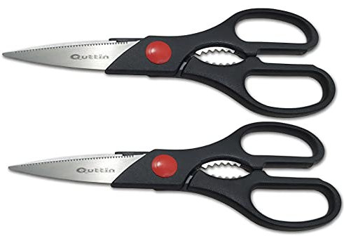 Quttin Set 2 Tijeras Cocina Black 20 cm.