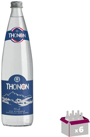 Thonon - Eau minérale naturelle plate - 6 X 75 cl verre perdu