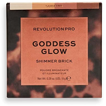 Revolution Pro - *Goddess Glow* - Highlighter und Bronzer Shimmer Brick - Afterglow