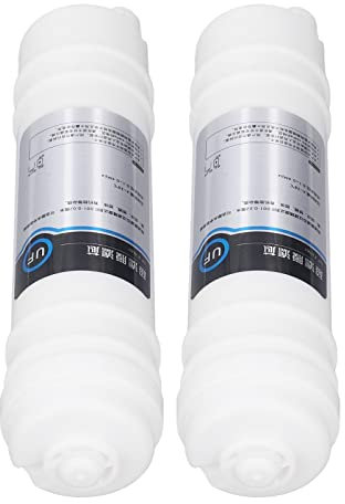 2Pcs Juego de Cartuchos de Filtro Universal 10, Filtro de Agua UF Cartucho de Filtro de Ultrafiltración de Repuesto, Conexión Rápida