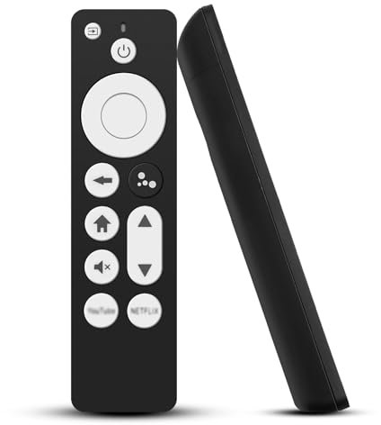 Ersatz Sprachfernbedienung für für-Google-Chromecast, Fernbedienung Universal für Chromecast-4k-mit-Google-TV (HD/4K)