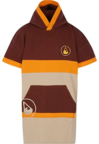WAVE HAWAII Poncho de baño para Hombre y Mujer, Talla L/XL, 170-200 cm, 100% algodón, Poncho de Surf para Adultos, Toalla de Viaje con Alta absorción de Agua, Ayuda a la Playa para Adultos