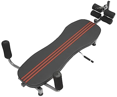 Vävd mobil ryggsträckare för hem fitness, ryggstretchbänk för hem fitness, ryggsmärtor lättnad – ryggtränare stöder upp till 150 kg