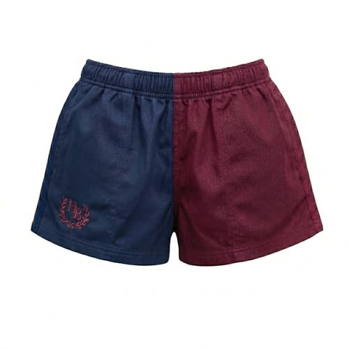 Hazy Blue Nelson - Coloured Block Shorts, Unisex Sports and Leisure - Mens Shorts/Womens Shorts