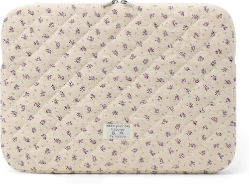 Starnearby Housse Ordinateur 13-14 Pouces, Pochette Ordinateur Matelassée