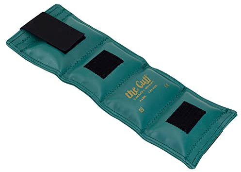 The Cuff Original Adjustable Ankle and Wrist Weight for Training, Dance, Running, Cardio, Aerobics, Toning, and Physical Therapy for Men and Women, 4 lb, Green