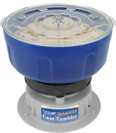 Frankford Arsenal 855020, Quick-N-Ez Caso Tumbler 110V Unisex-Adulto, Blu, 110-Volt