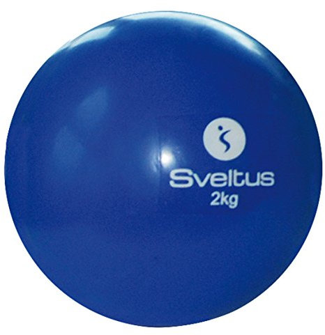 Balle lestée Sveltus 2kg, Diamètre 12,5 cm, blau