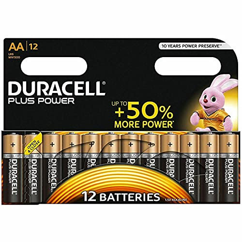 Duracell Pilas AA, paquete de 12
