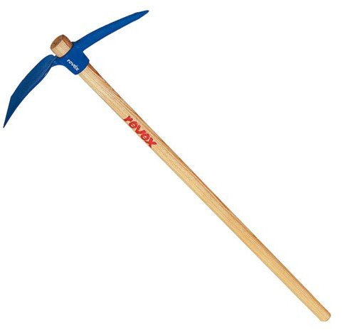 Pioche cantonnier avec manche - 1.4 Kg - 100 cm