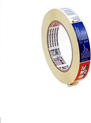 Kreppband tesa 19mm x 50m - 16 Rollen Abdeckband Malerkrepp Krepp Abklebeband