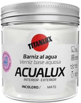 Titan - Barniz Acualux 75 ml (J16000175 Incoloro MAte)