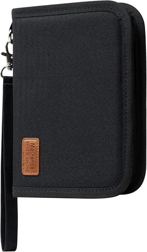Passport Holder Travel Wallet for 2 Passports, RFID Blocking, Black