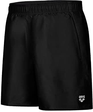 Arena Fundamentals R Herren Strand- und Pool-Boxershorts, Herren Badeshorts aus weichem, recyceltem und schnell trocknendem Material, Strand-Boxershorts mit Netz-Innenslip
