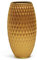Suanti Dekorative Blumenvase, Gold Vase, Heimdekoration, Einweihungsgeschenk, mit Diamantmuster, breiter Basis und schmalem Hals, für Wohnzimmer, Esszimmer, Flur, Schlafzimmer