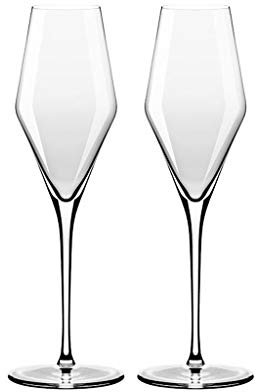 SISWIM Bicchieri da Champagne Vetro di Champagne 292ml Vetro di Champagne di Cristallo, Tulipano frizzante Vetro Champagne, Vetro Spumante in Cristallo, Vetro for Vino Domestico Flute da Champagne