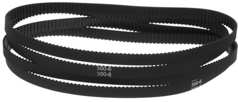 sourcing map 4pcs 2GT Timing Belt Closed Loop Rubber Belts 300-2GT-6, 6mm Width x 300mm Length